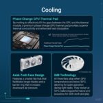 ASUS The SFF-Ready Prime GeForce RTX™ 5070 12GB GDDR7 White OC Edition Graphics Card (PCIe® 5.0, 12GB GDDR7, HDMI®/DP 2.1, 2.5-Slot, Axial-tech Fans, Dual BIOS) - Image 3