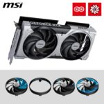 MSI GeForce RTX 5070 12G VENTUS 2X OC Graphics Card - RTX 5070 GPU, 12GB GDDR7 (28Gbps/192-bit), PCIe 5.0 - Dual Fan Thermal Design (2 x TORX FAN 5.0) - HDMI 2.1b, DisplayPort 2.1b - Image 4