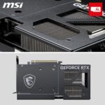 MSI GeForce RTX 5070 12G VENTUS 2X OC Graphics Card - RTX 5070 GPU, 12GB GDDR7 (28Gbps/192-bit), PCIe 5.0 - Dual Fan Thermal Design (2 x TORX FAN 5.0) - HDMI 2.1b, DisplayPort 2.1b - Image 5