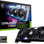 MSI GeForce RTX 5060 Ti GAMING TRIO OC 8GB Graphics Card, GDDR7 128-Bit Memory, 2647 MHz Boost Clock, 28 Gbps Memory Speed, 4608 CUDA Cores, PCI Express 5