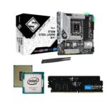 Intel Core i7-14700F + Asrock B760M Steel Legend WiFi + 32 GB DDR5 Ram 5600 Mhz