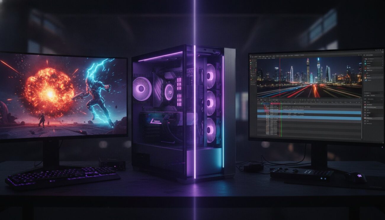 Gaming and Video Editing PC Build UAE: The 2026 Hybrid Performance Guide